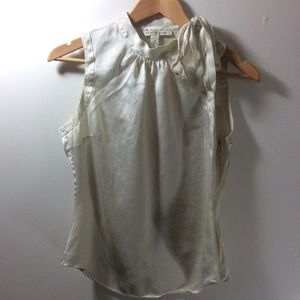 Tommy Hilfiger 100% White Silk Blouse